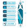 Pack Stand Up Paddle gonflable ROHE RACE 12' x 32'' x 6'' (365 x 81 x 15 cm)avec accessoires Pack Stand Up Paddle gonflable ROHE RACE 12' x 32'' x 6'' (365 x 81 x 15 cm)avec accessoires