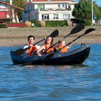 Kayak gonflable 201 - 2 à 3 places Gris