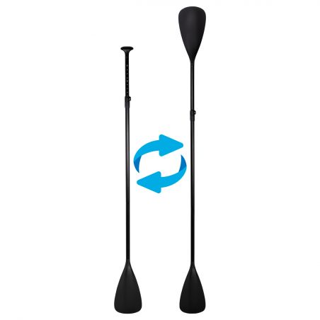 Pagaie double fonction paddle-kayak - Noir