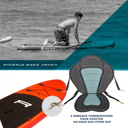 Pack Stand Up Paddle Gonflable KEAI ROHE - 10'8" 32'' 6'' (325x81x15cm) avec accessoires
