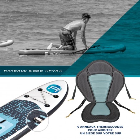 Pack Stand Up Paddle gonflable 10'6'' - KIDDO ROHE 10?6?' 30?? 6?? (320x76x15 cm) - avec accessoires