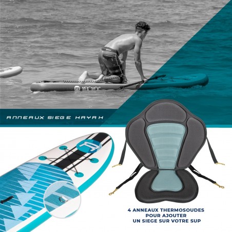 Pack Stand Up Paddle gonflable 10'6'' - OOTA ROHE 10?6?? 30?? 6?? (320x76 x15cm) - avec accessoires